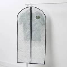 Чехол для одежды Чехол для одежды (ПВХ) 60*120 см Мармелад, цвет белый с окном 9807387 - изображение 1