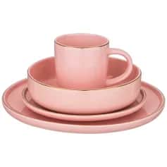 Столовые наборы Набор обеденный Bronco Solo на 4 персоны 16 пр., пудровый (кор=2наб.) (арт.577-153) - изображение 2