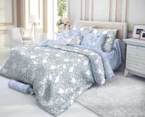 Комплект постельного белья КОМПЛЕКТ ПОСТ. БЕЛЬЯ 2-СП. VEROSSA САТИН MANISA (НАВ. 70*70) - изображение 1