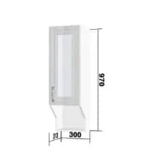 Шкаф кухонный ИТАЛИЯ (ДУБ СВЕТЛЫЙ) - изображение 1