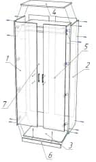 Шкаф для одежды и белья АРТУР-3 - изображение 3