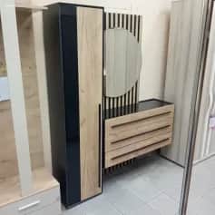 Тумба НЕАПОЛЬ; тумба с зеркалом правая (арт. ЛД 134.020), от набора мебели для прихожей - изображение 4