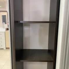 Шкаф для одежды и белья МАРК (УГЛОВОЙ левый); шкаф-купе 2 дв. 1200*900*2300, (с зеркалом, без ящиков) - изображение 3