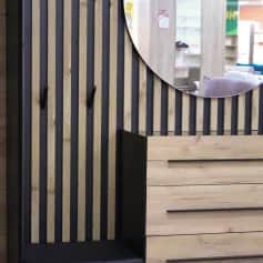 Вешалка открытая НЕАПОЛЬ; вешалка настенная (арт. ЛД 134.010), от набора мебели для прихожей - изображение 5