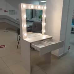 Стол туалетный СТОЛ ТУАЛЕТНЫЙ С ЛАМПОЧКАМИ (ТИП 1) 700Х420Х1530ММ - изображение 5