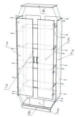 Шкаф для одежды и белья АРТУР-1 - изображение 4