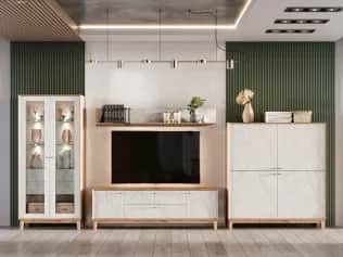 Шкаф для посуды в гостинную РОЙБЕН - изображение 4