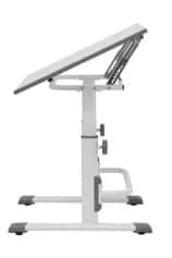 Стол компьютерныйписьменный Растущая парта-трансформер Plini kids Simple M1 75*55 см, белый-серый - изображение 5