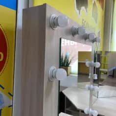 Стол туалетный СТОЛ ТУАЛЕТНЫЙ С ЛАМПОЧКАМИ (ТИП 1) 700Х420Х1530ММ - изображение 3