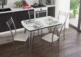 Стол обеденный COFFEE TIME; стол обеденный раздвижной - изображение 2