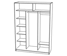 Шкаф для одежды и белья СТИВ - изображение 2