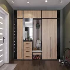 Вешалка открытая НЕАПОЛЬ; вешалка настенная (арт. ЛД 134.010), от набора мебели для прихожей - изображение 3