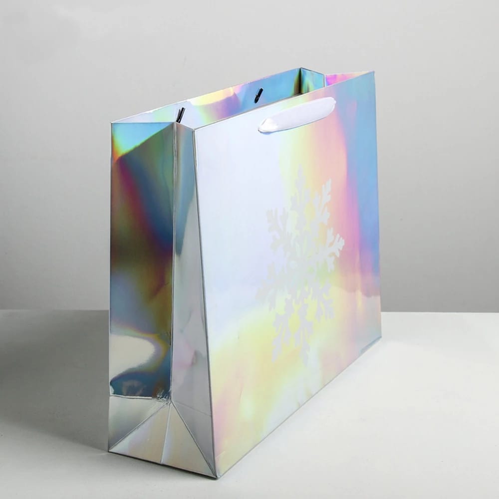 Пакет голограф. «Снежинка» 40х31х11,5 см   4320096, норма - фото 2