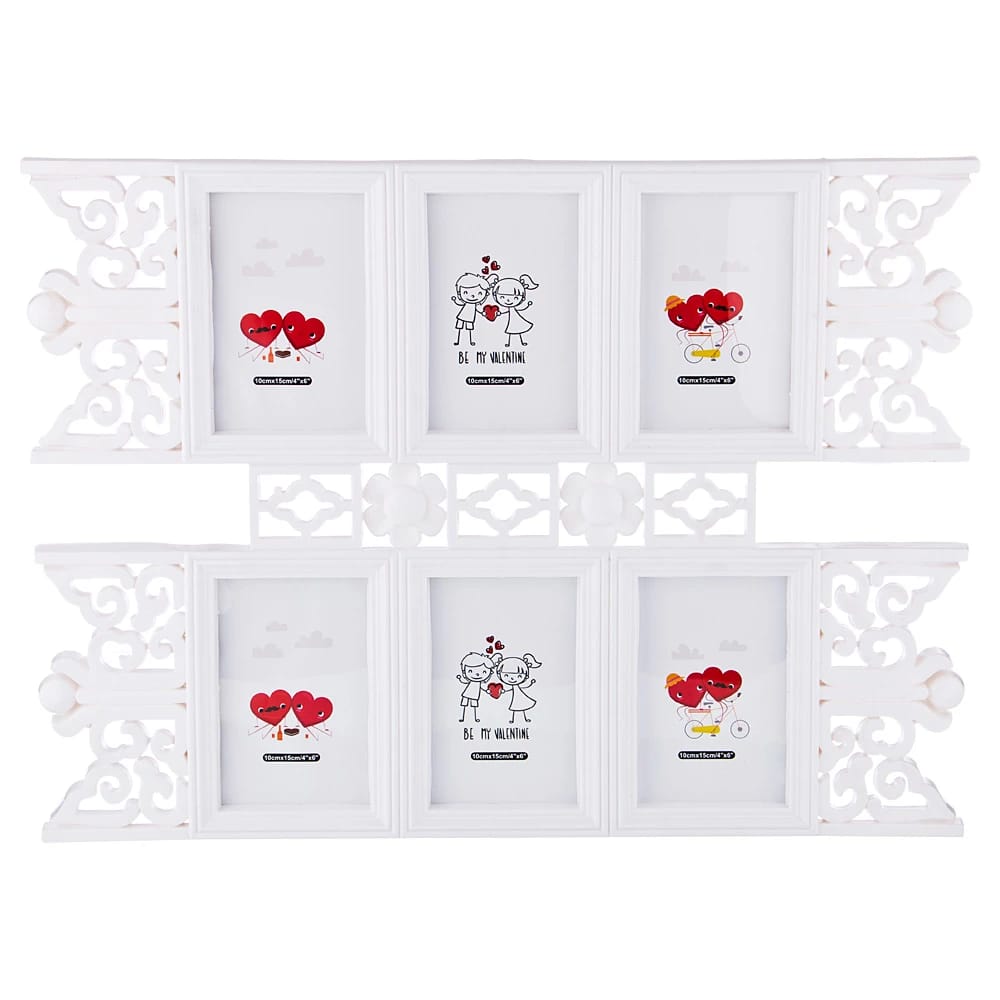 Фоторамка-коллаж 55*40*2 см на 6 фото 10*15 см (кор=18шт.) (арт.596-251), норма - фото 1