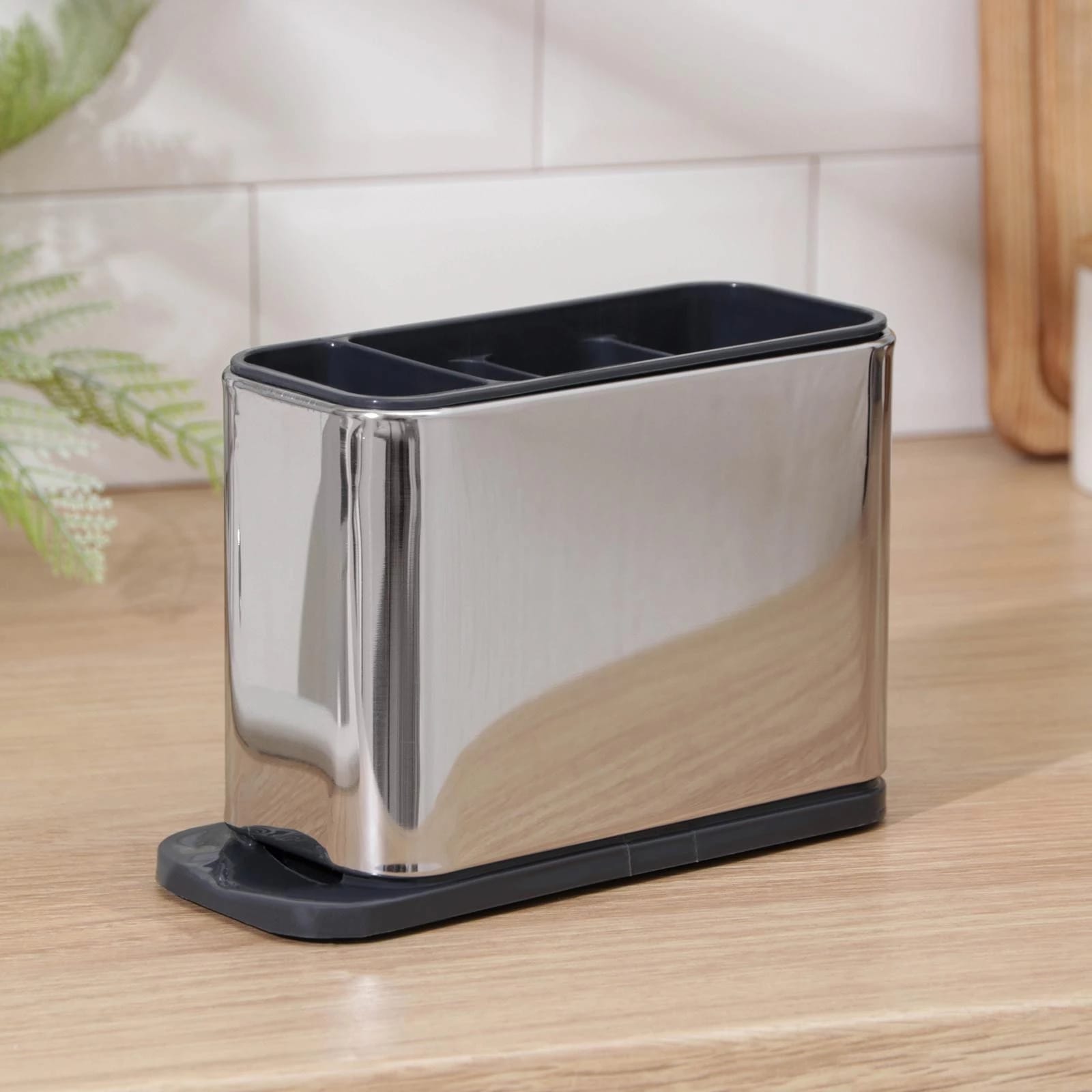 Подставка для столовых приборов "Металлик" 4 деления 6978717, норма - фото 1