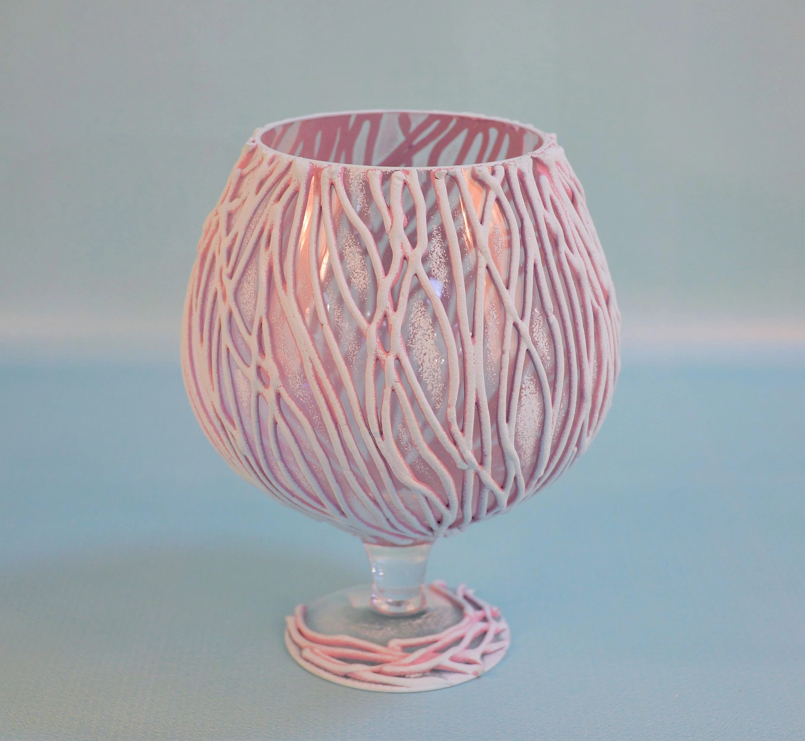 ВАЗА-БОКАЛ ДЕКОР. 1,8 Л. (АРТ. 6580/1,8/SH126), норма - фото 1