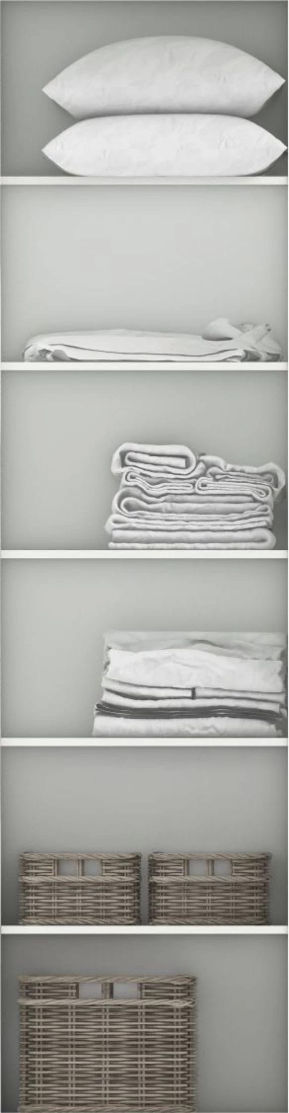 Наполнение секции в шкаф-купе 568 мм. (гл. 450 мм) (4 полки) - фото 1