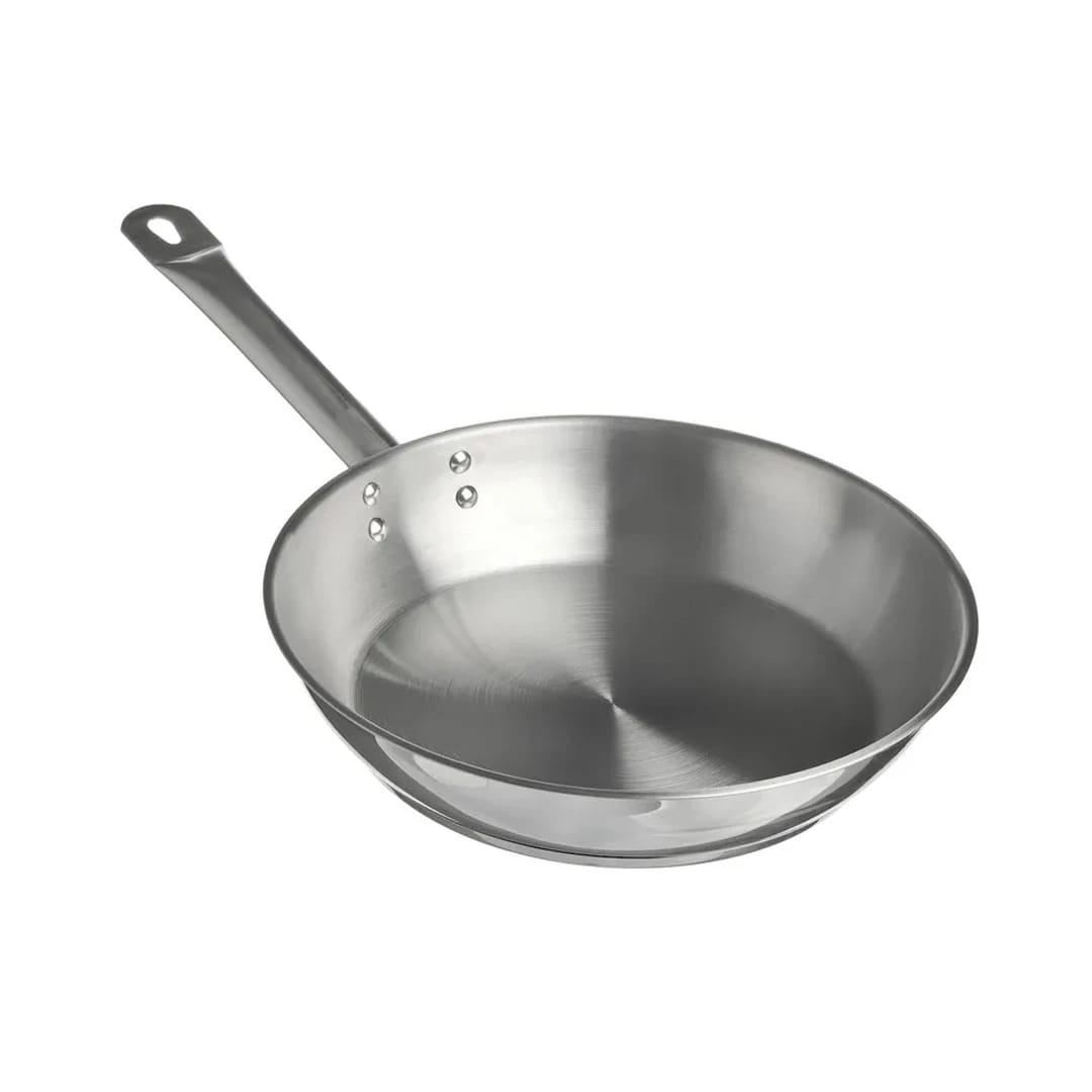 Сковорода 24см б/кр [ОБЩЕПИТ] корпус 0,6мм индукц. дно ТРС 3,5мм (арт. КТ-ОБ-СН-24), норма - фото 3