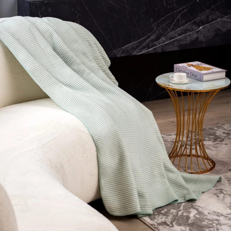 Плед Arya Хлопок 150X200 Queen Мятный, норма - фото 1