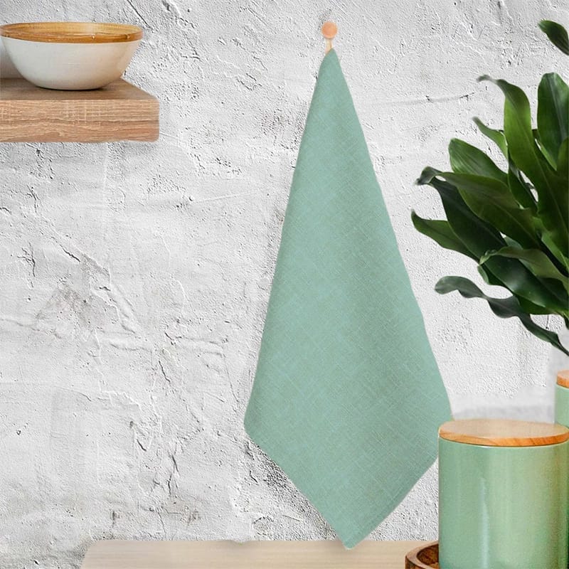 ПОЛОТЕНЦЕ С ПЕТЕЛЬКОЙ КИПЕРНАЯ ЛЕНТА,( МЕНТОЛОВЫЙ), 45*60 ,ПАКЕТ ,ФЛАЕР. АРТ.01028, норма - фото 1