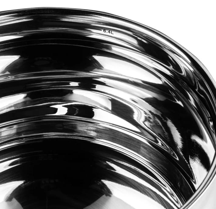 Кастрюля 6,7 л/ 24 см, нерж. сталь (арт.НМ 5866), норма - фото 3