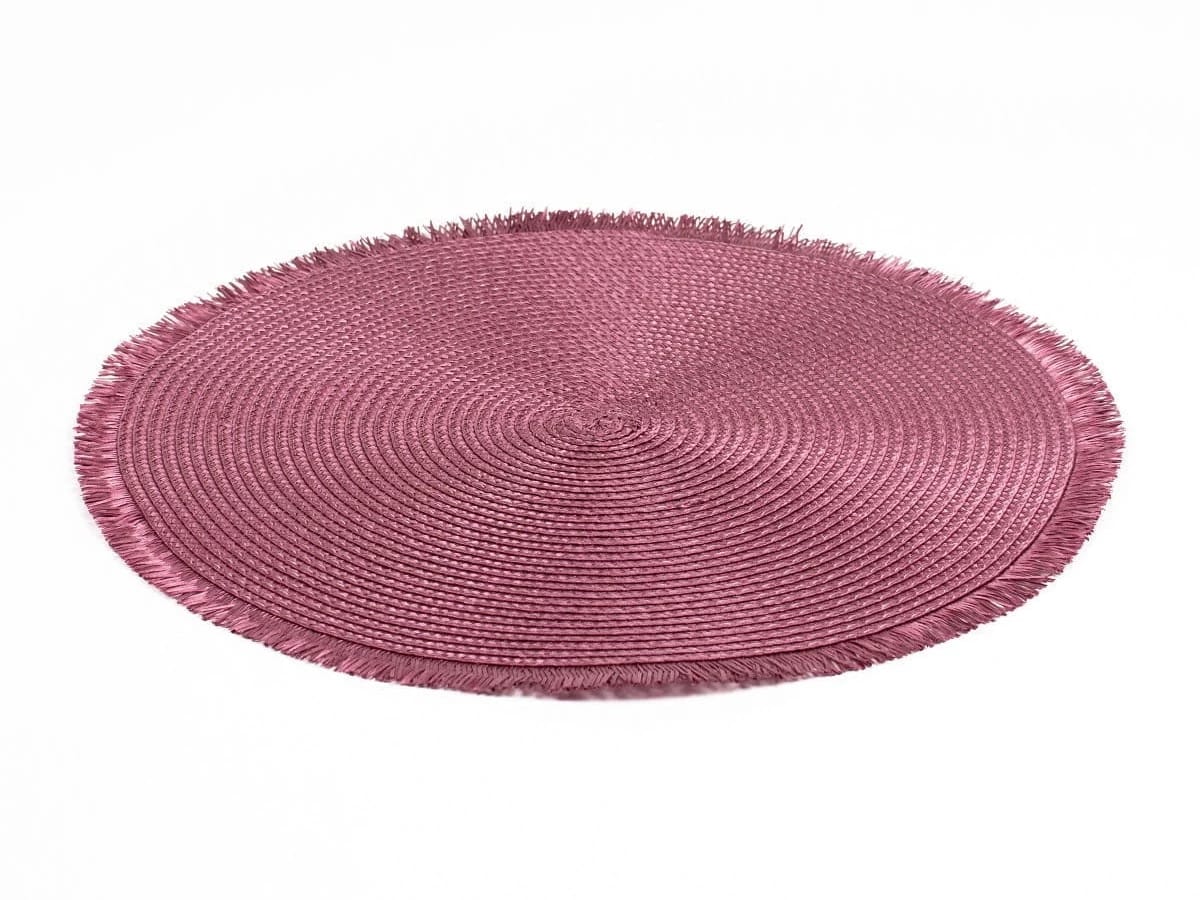 Салфетка под столовые приборы Arya Круглая 38 Q Rival Фуксия, норма - фото 1