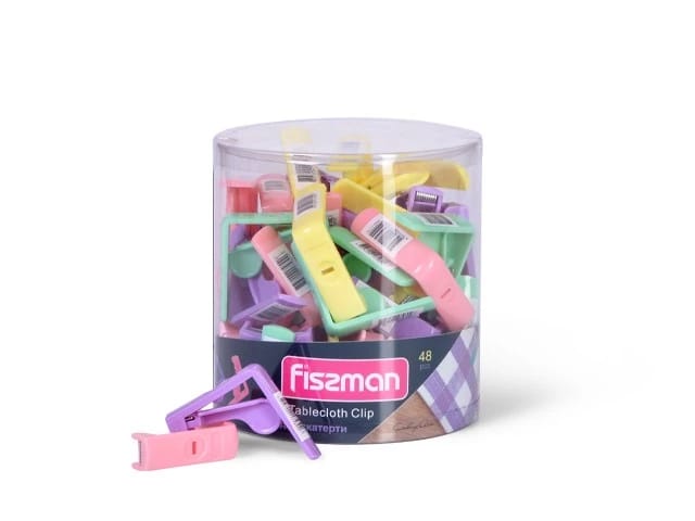 Зажим для скатерти (пластик) (ПРОМО- 48 шт.) (арт.7589), норма - фото 1