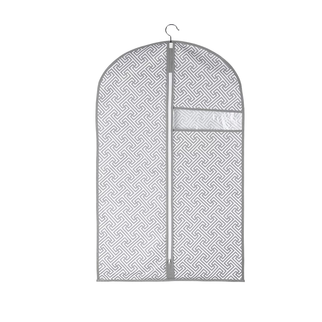 Чехол для одежды "Орнамент", Д1000 Ш600, серый, норма - фото 1