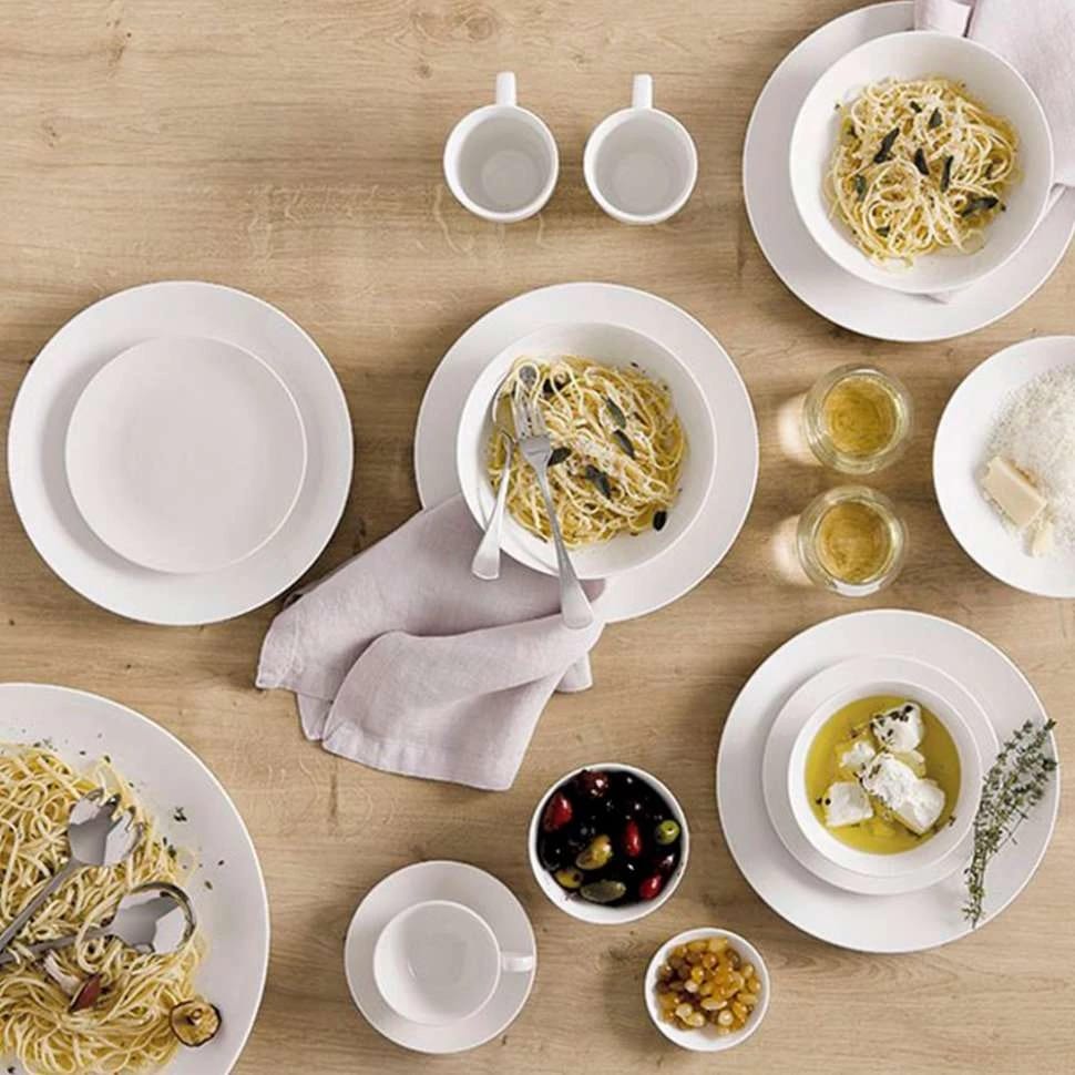 НАБОР ОБЕДЕННЫЙ "БЕЛАЯ КОЛЛЕКЦИЯ" 18 ПРЕДМЕТОВ П/У., норма - фото 2