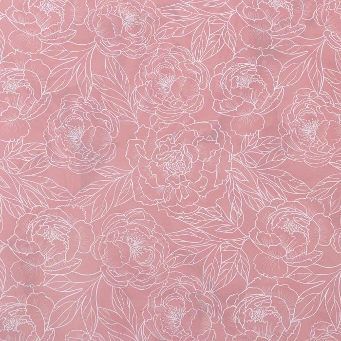 Бумага упаковочная глянцевая двухстороняя "Пионы" 50х70 см 6490257, норма - фото 3