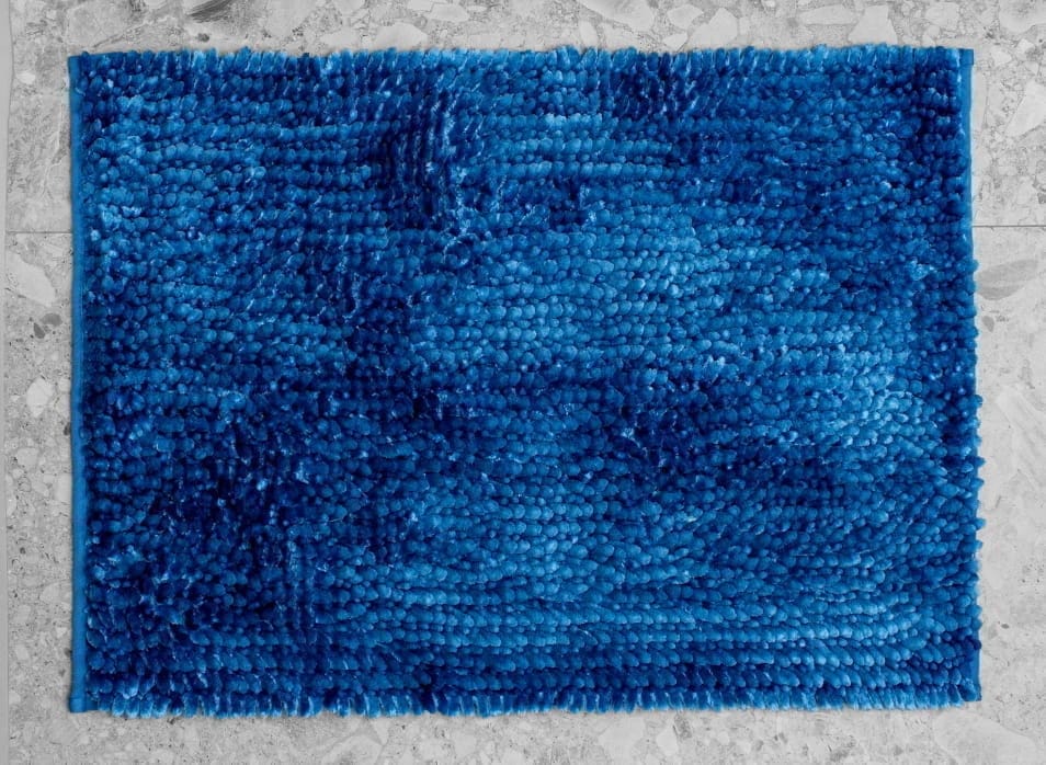 Коврик Arya 50x70 Senfoni из Переливающей Синели Синий, норма - фото 1