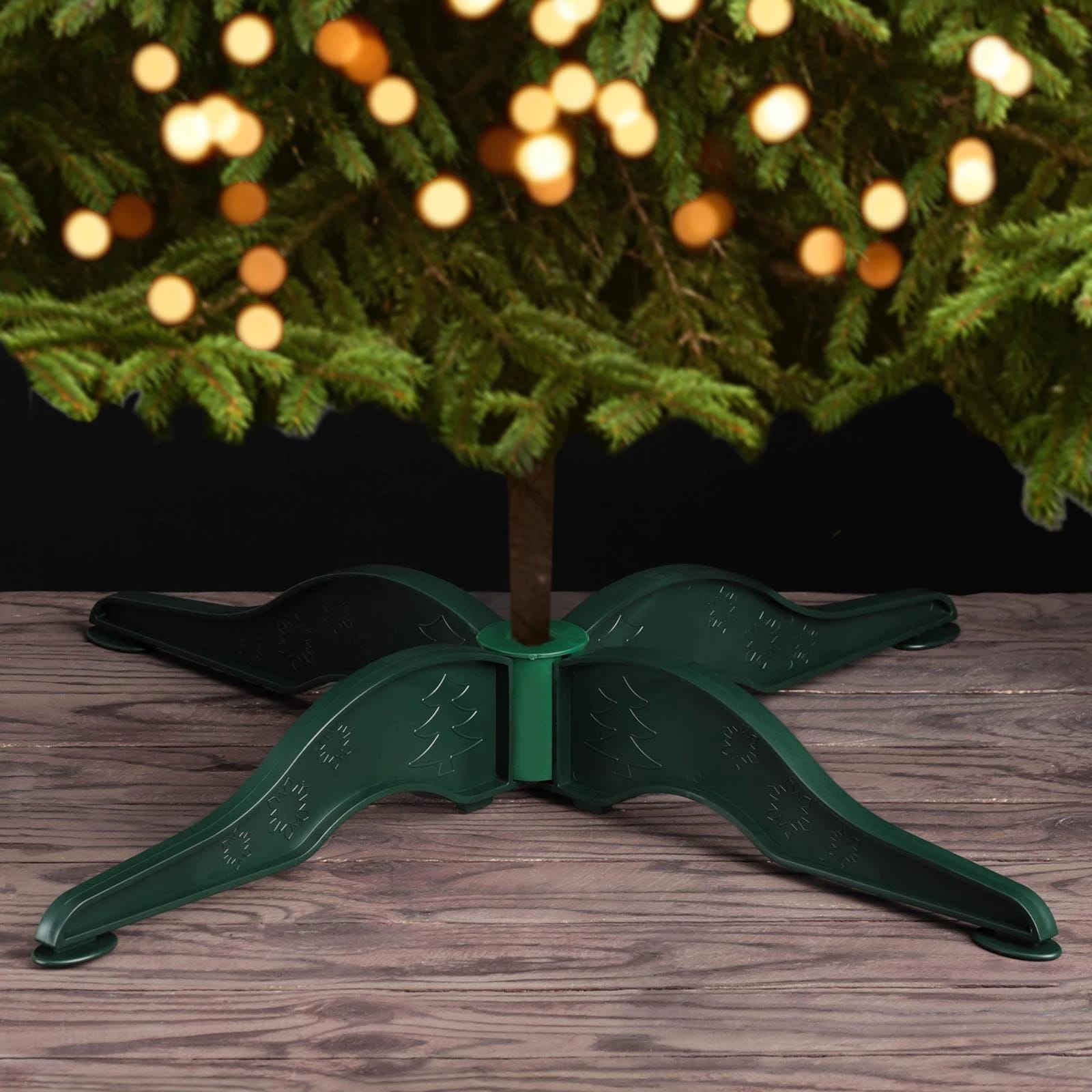 Подставка для ёлки d 680 мм, пластик, темно-зелен. 5308159, норма - фото 1