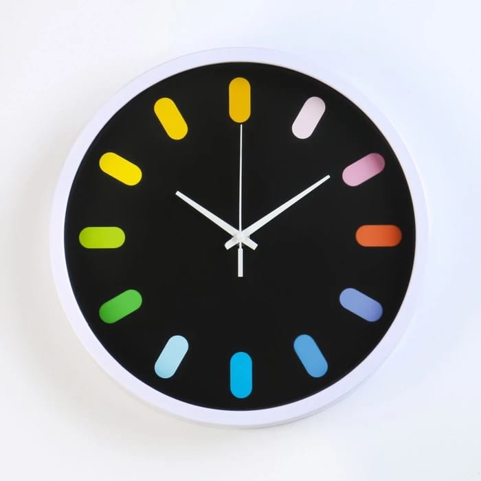 Часы настенные, серия: Интерьер, дискретный ход, d=30 см, АА  7389921, норма - фото 1