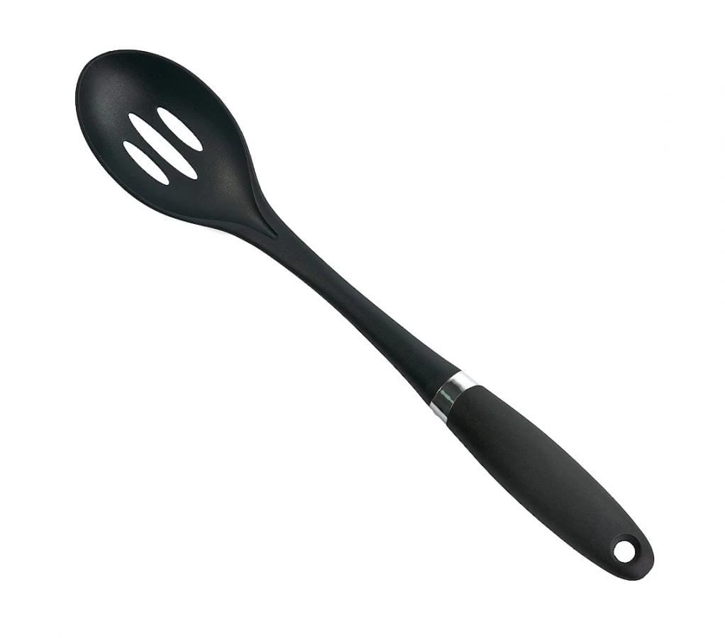 Ложка для снятия пены №3 нейлон [BLACK] ручка "Soft-touch" (арт. AST-004-КП-012), норма - фото 1