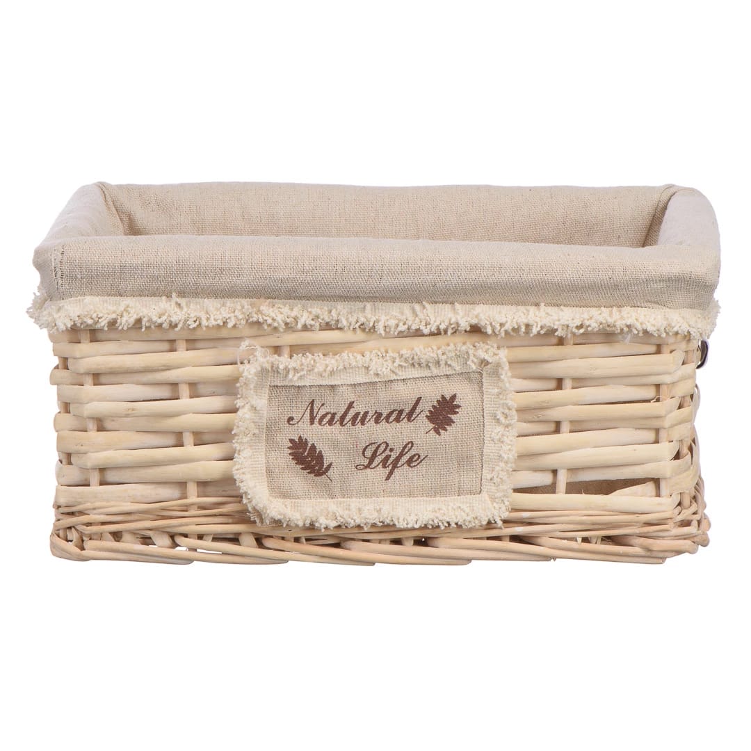 Корзина стеллажная "Natural Life", Д280 Ш190 В130, натуральный, норма - фото 1