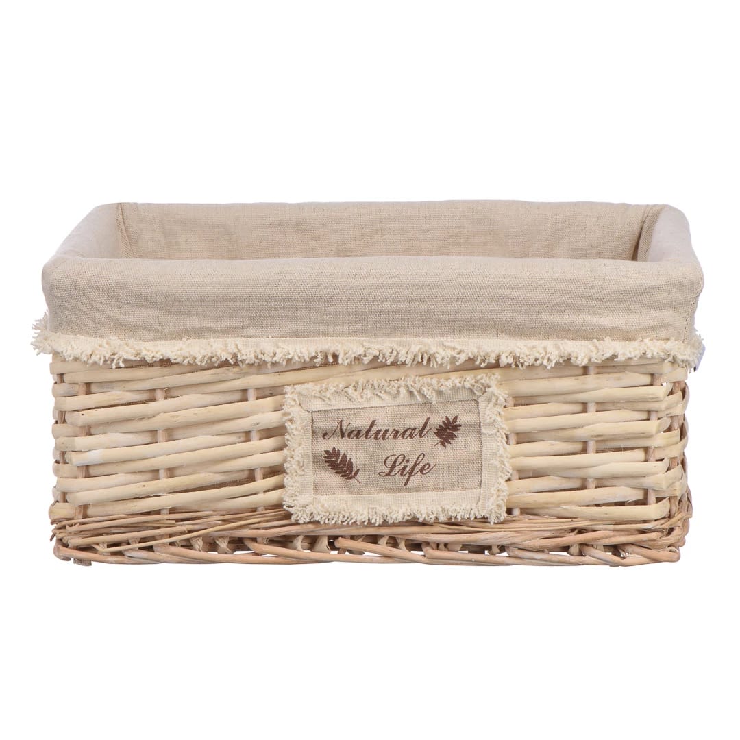 Корзина стеллажная "Natural Life", Д340 Ш250 В150, натуральный, норма - фото 1