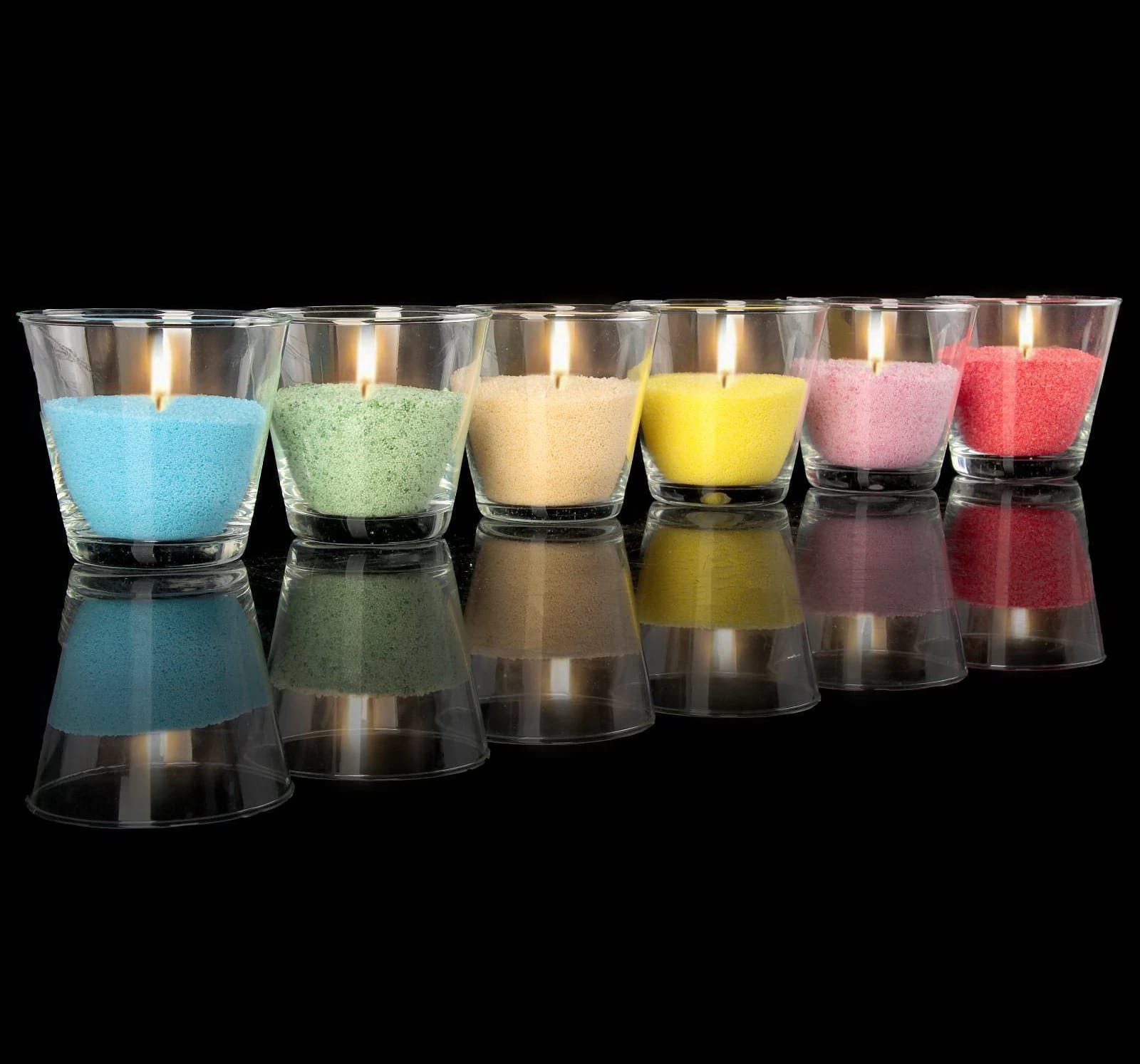 Свеча насыпная, в гранулах, в банке с 12 фитилями, белая, 8,5×10,5 см 4478647, норма - фото 2