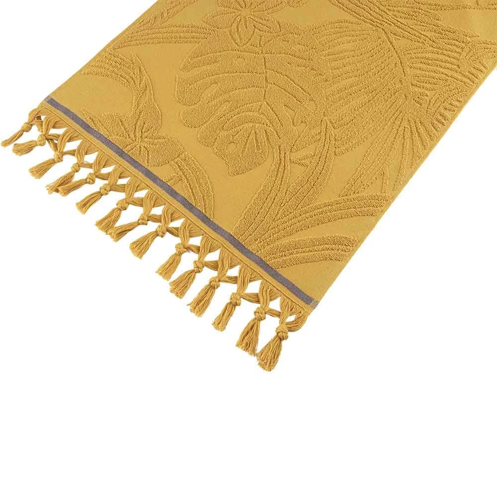 Полотенце Arya Жаккард 70X140 Botanical Garden Желтый, норма - фото 1