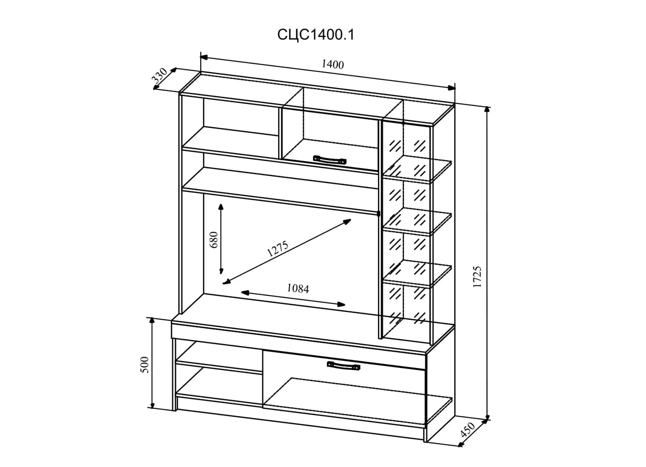 СОФИ/NEW (ДУБ СОНОМА/БЕЛЫЙ), норма - фото 3