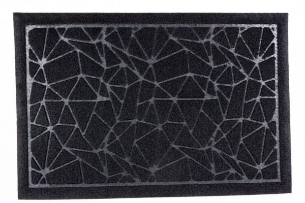 Коврик влаговпит. "Прест", 60*90 см Геометрия черный, норма - фото 1