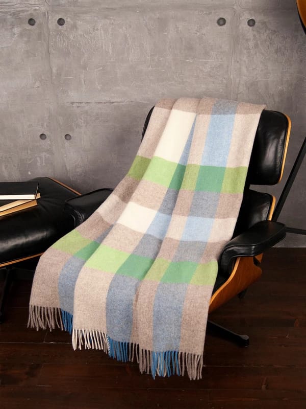 Плед ELI 140*200 см.100% овечья шерсть, арт.3-07, норма - фото 1