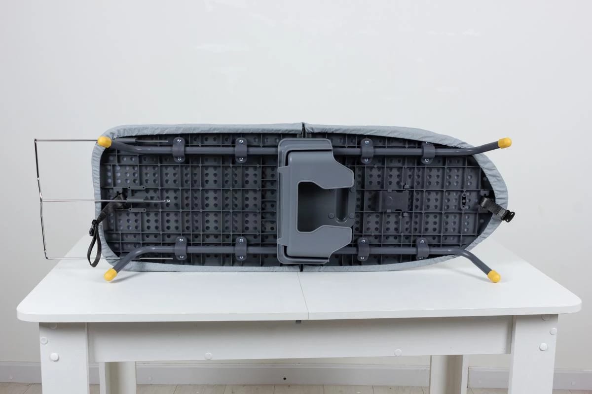 ДОСКА ГЛАДИЛЬНАЯ МИЛАНА НАСТОЛЬНАЯ (СКЛАДНАЯ) С КАРМАНОМ ДЛЯ УТЮГА ( 33*91,5*13СМ), норма - фото 3