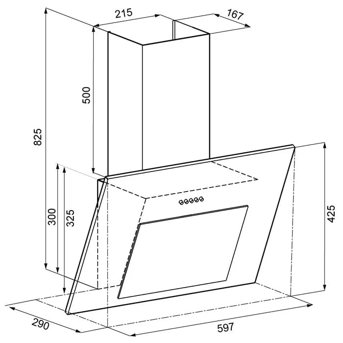KRONA FREYA 600 BLACK PUSH BUTTON, норма - фото 2