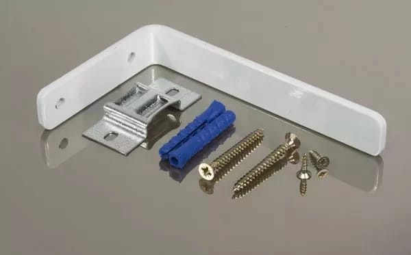 Держатель настенный с креплением, белый, 18см 1шт, норма - фото 1