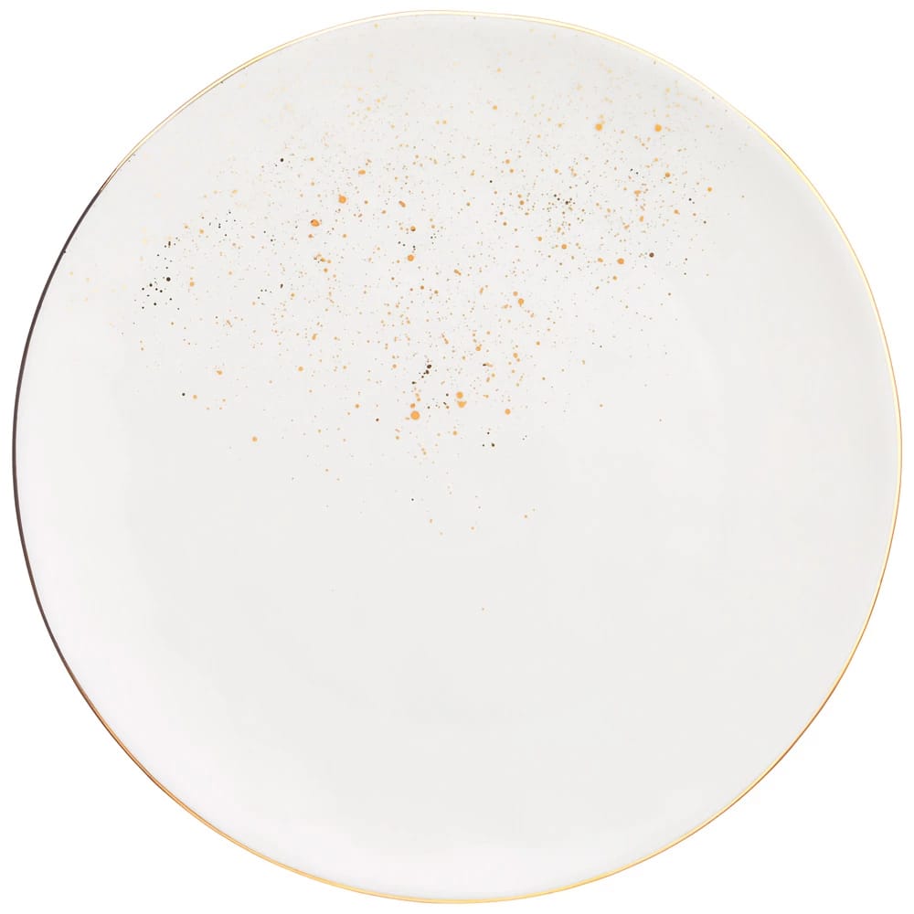 Тарелка Bronco "Gold" 26 см обеденная  (кор=18шт.) (арт.263-1080), норма - фото 1