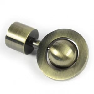 Наконечник "Глобус", D16мм, цв. "Латунь", норма - фото 1