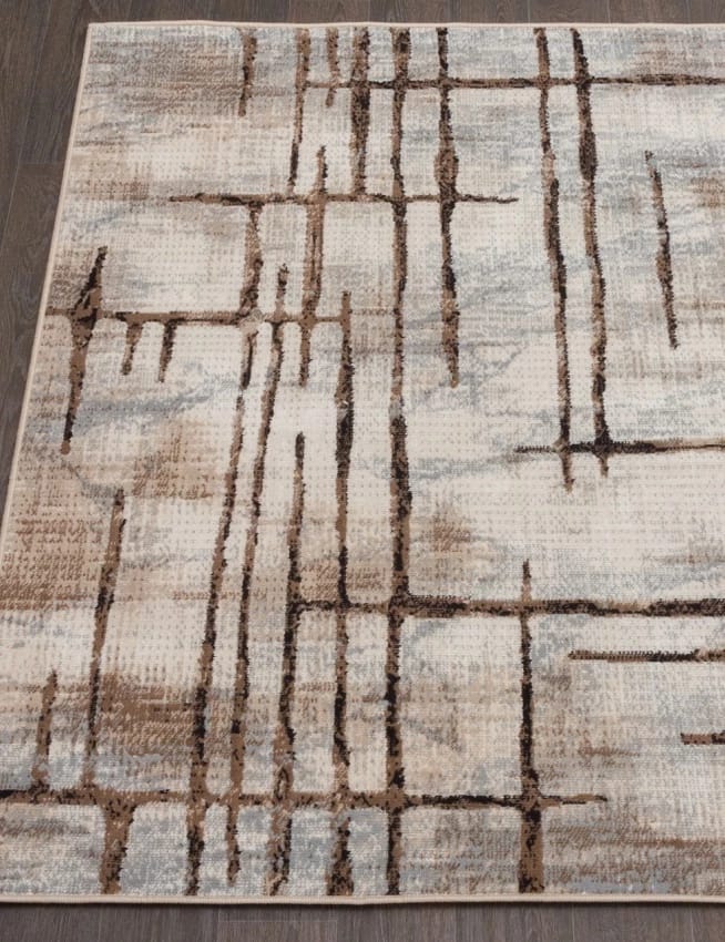 Ковёр SIERRA (D717, 1,5*1,9, STAN, BEIGE-BLUE), норма - фото 1