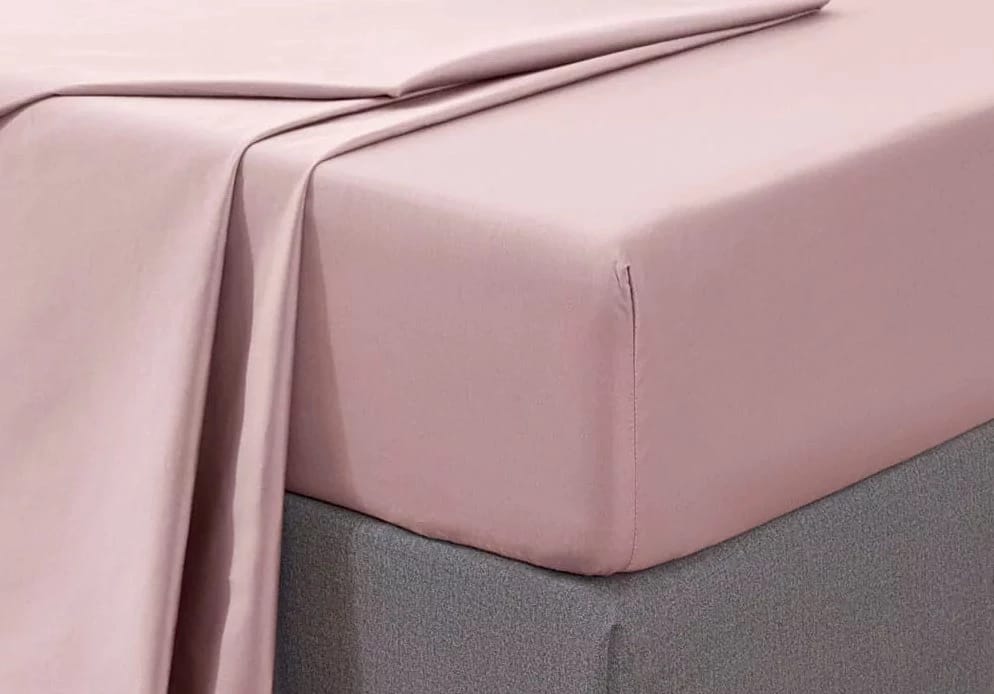 ПРОСТЫНЬ НА РЕЗИНКЕ 100X200+33 ARYA 1,5 СП. CAMINO ПУДРОВЫЙ, норма - фото 1