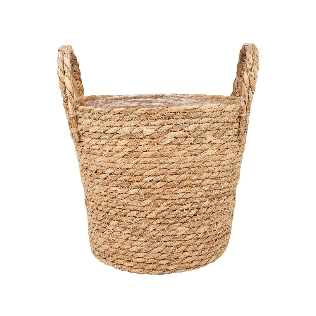 Корзина плетеная "Сафари" с ручками, Д215 Ш215 В188, натуральный, норма - фото 1