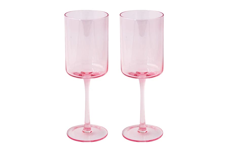 Набор бокалов для вина "Rainbow" 2 шт.*0.38 л (розовый), п/у. (арт. EL-R4005/RAPI), норма - фото 1